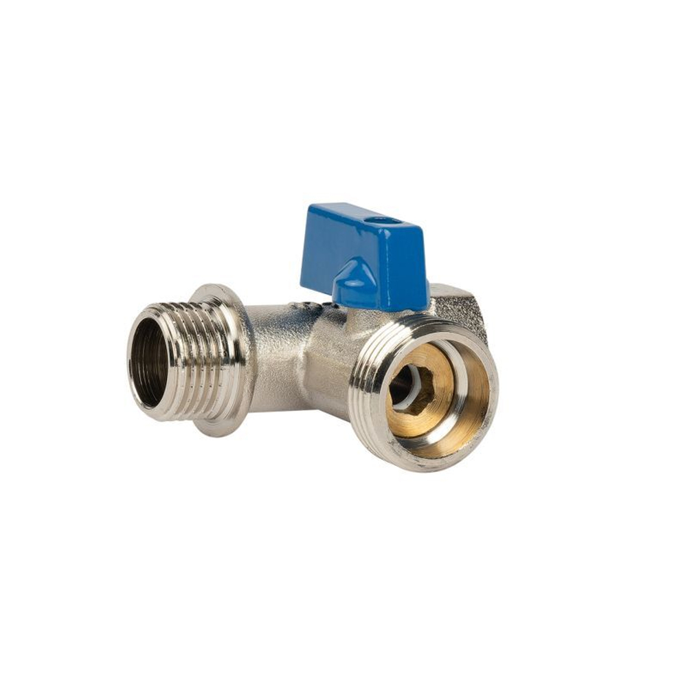 Кран шаровый для стиральных машин 1/2"х3/4"х1/2" HLV
