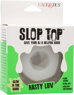 Белый мастурбатор-бампер из жидкого силикона Nasty Luv