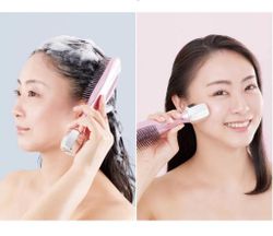 S-HEART-S Расческа с массажным роллером для кожи головы и волос Scalp Brush Bijulie