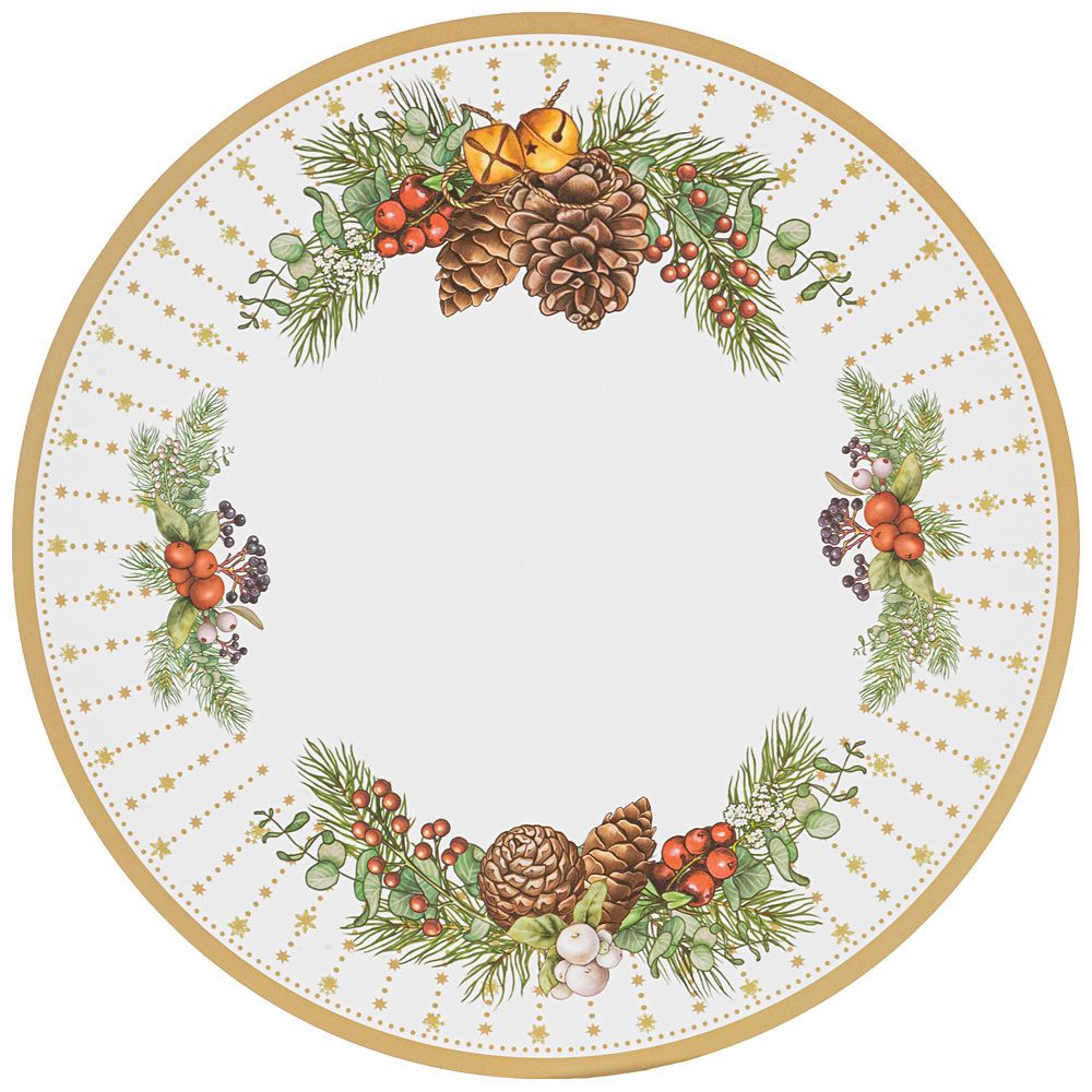 НАБОР ПОДСТАНОВОЧНЫХ САЛФЕТОК "CELEBRATION" ИЗ 4 ШТ., ДИАМЕТР=38 СМ