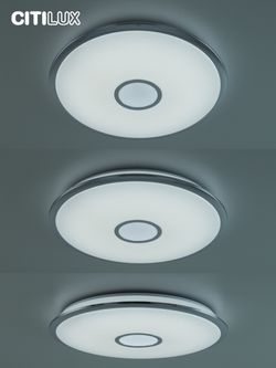 Citilux Старлайт Смарт CL703A80G Умная люстра Хром