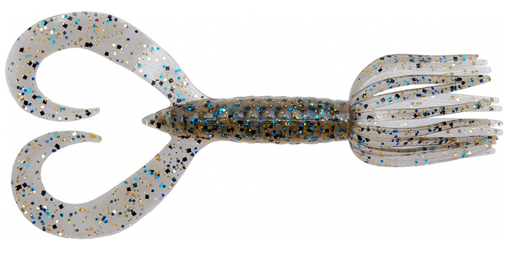 Приманка силиконовая Keitech Little Spider 2" #418T Bluegill Flash