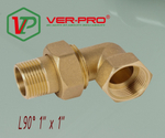 Угловая американка латун  1" г. х  1" ш. ViEiR  (32/4шт)