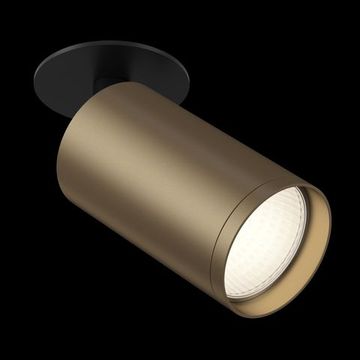 Встраиваемый потолочный светильник C049CL-1BBZ чёрный/бронза Focus S Maytoni