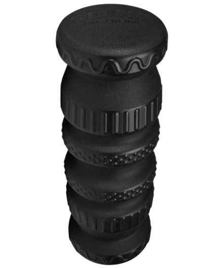 Ролик массажный FA-526, PU, средняя жесткость, 30x10 см, черный