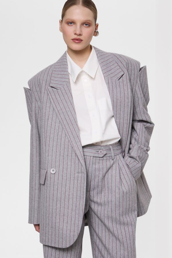 Жакет Over Stripe