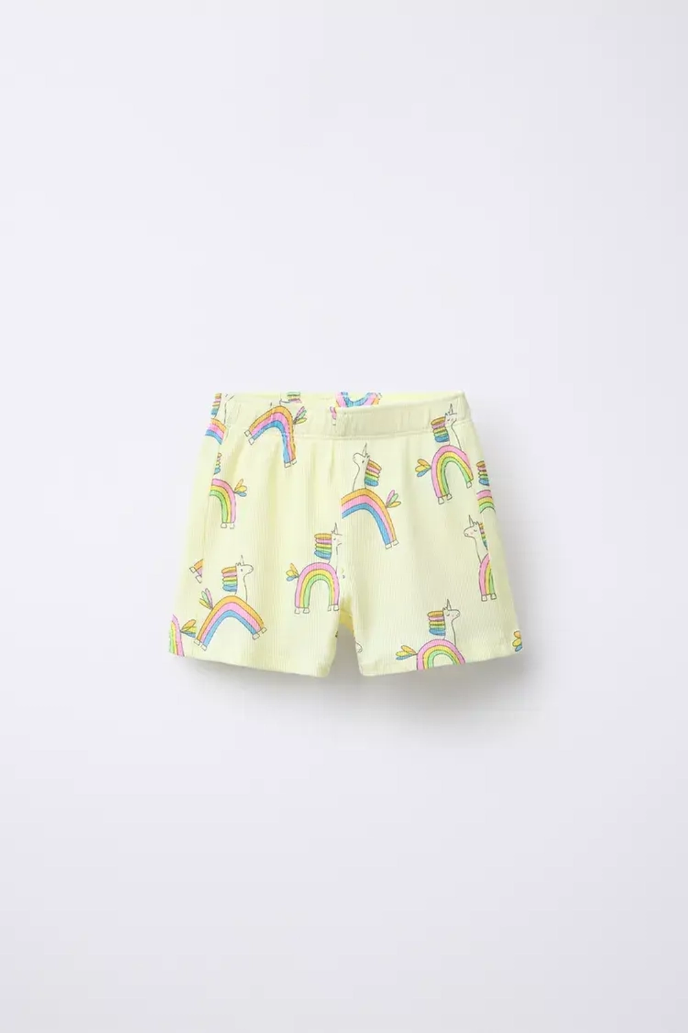 ZARA ПИЖАМА С ПРИНТОМ «ЕДИНОРОГ», ЖЕЛТЫЙ