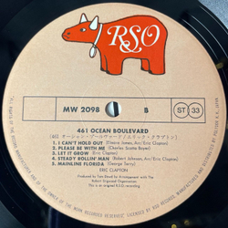 Винтажная виниловая пластинка LP Eric Clapton 461 Ocean Boulevard (Japan 1974) (Obi) I Shot The Sheriff