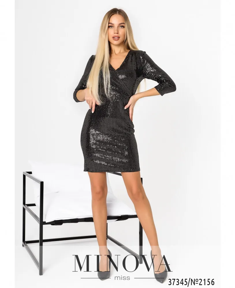 Платье 2156-черный Minova