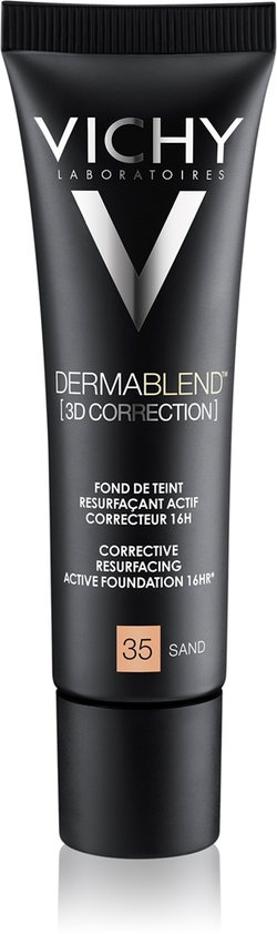 Vichy Dermablend 3D Correction - Корректирующий разглаживающий тональный крем с SPF 25, 30 ml