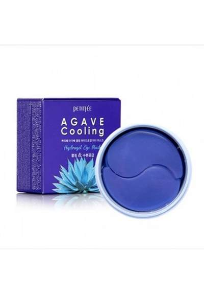 Petitfee Патчи гидрогелевые с экстрактом агавы - Agave cooling hydrogel eye mask, 60шт