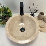Раковина из мрамора Bowl Cream Marmo BM-62841 40*40*15 98