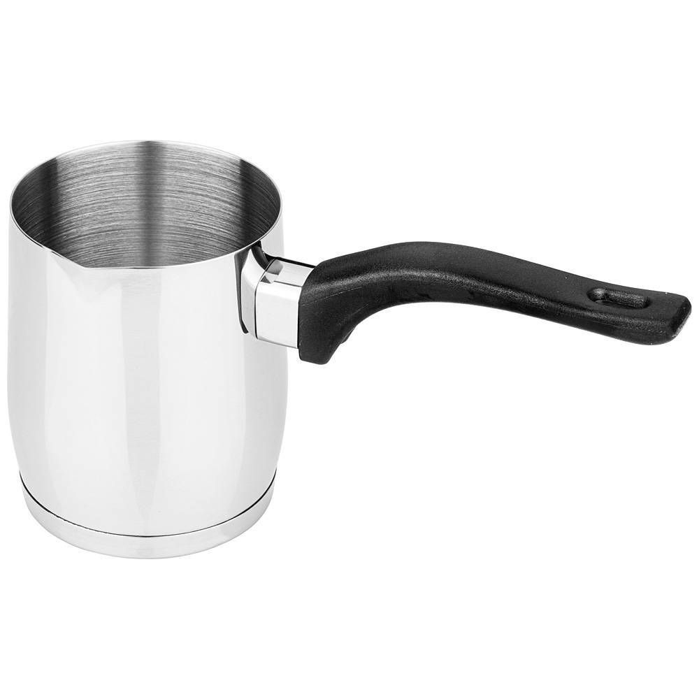 ТУРКА AGNESS "MIDNIGHT" С ИНДУКЦИОННЫМ ДНОМ, НЕРЖ.СТАЛЬ 18/8, 500 МЛ, 8Х10 СМ