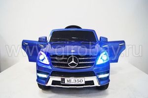 Детский электромобиль River Toys MERCEDES-BENZ ML350 синий фото №9