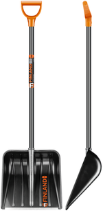 Лопата снеговая ЦЕНТРОИНСТРУМЕНТ "Finland"с черенком (1243-Ч)
