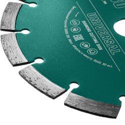 KRAFTOOL  UNIVERSAL 180 мм (22.2 мм, 10х2.6мм), Алмазный диск (36680-180)