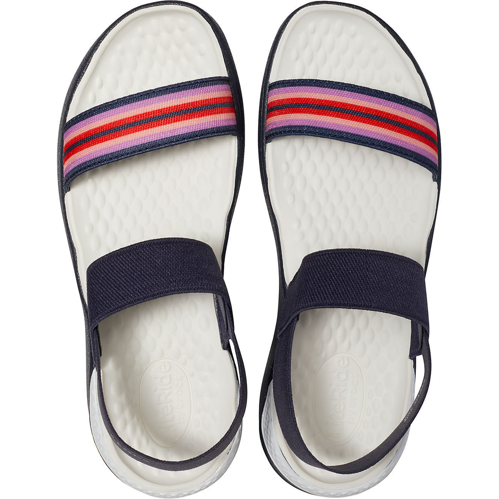 Сандалии женские Crocs LiteRide Navy Colorblock/Navy