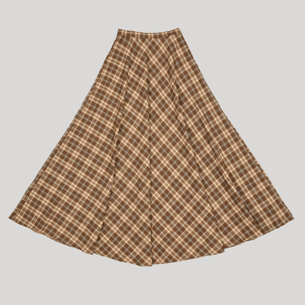 A-line Skirt Brown