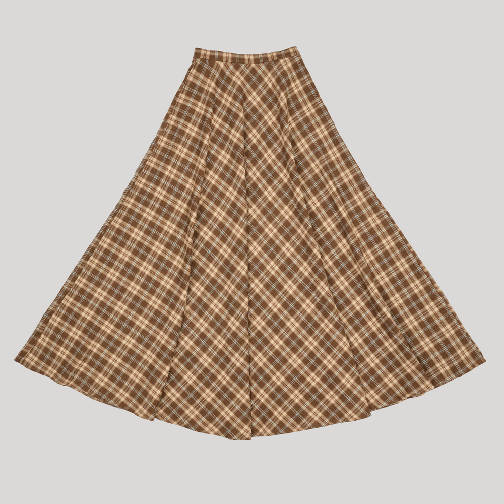 A-line Skirt Brown