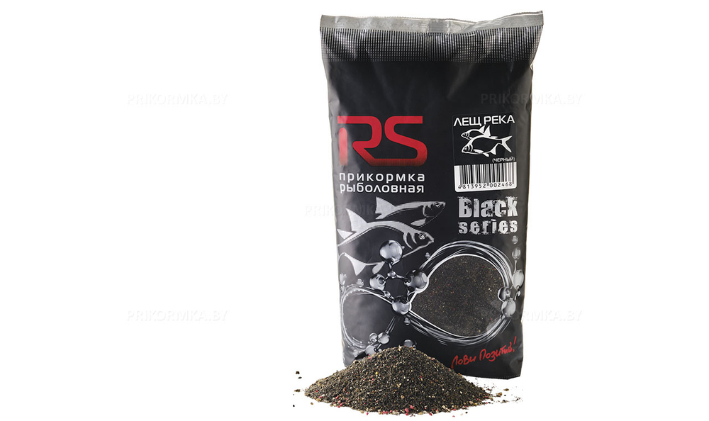 Прикормка RS Black series Лещ река черный (чёрная) 1кг