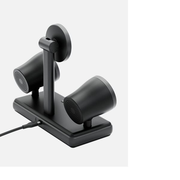 Настольное зарядное устройство со стерео колонкой Energea MagAudio Stand, Темно-серый | Gunmetal