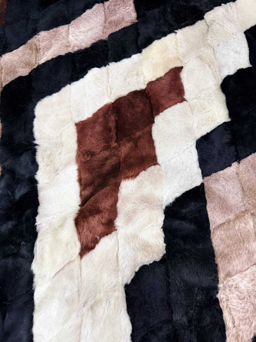 Покрывало меховое ковер из шкуры овчины