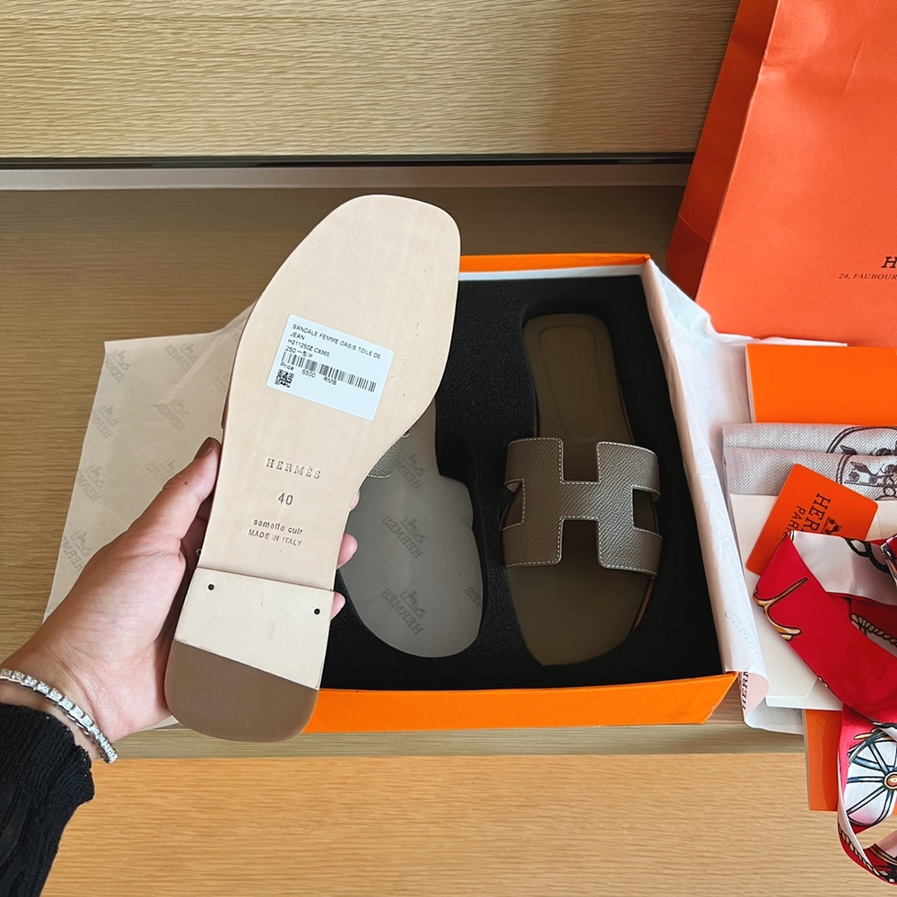 Hermes Oran Sandal
