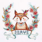 Набор для вышивания "PANNA"J-7206 "Храбрый лис" 20.5 х 21 см
