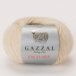 Пряжа Exclusive, 25г, 200м,60%тонкая мериносовая шерсть супервош, 30%шёлк, 10%супер кид мохер (цена за 1шт)
