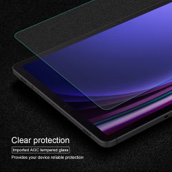 Антибликовое закаленное стекло от Nillkin для планшета Samsung Galaxy Tab S9, S9 FE и S10 FE, толщина 0,3мм, серия Anti-Explosion Glass Screen Protector
