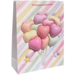 Пакет подарочный «Шарики в воздухе» 31*40*12 см, микс