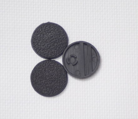 Круглая база с текстурой почвы 25 мм — 10 шт.