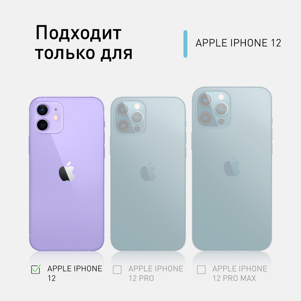 Стекло на камеру ROSCO для Apple iPhone 12 (арт. IP12-CLEAR-CAM-GLASS )