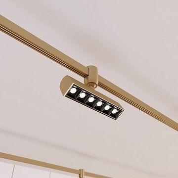 Светильник на шине LED 8W 3000К 039285 золото ART-APRIORI-LASER-TURN-L165-8W Warm3000 (GD, 48 deg, 48V) Arlight