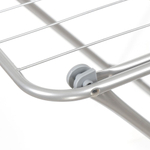 Сушилка для белья напольная, 16 м, 180х50х105 см, складная, 15 кг, с пластиковыми частями, серая, Aqwin, VPF35G