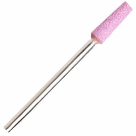 Фреза корундовая усеченный конус 4мм (длина 12мм), розовая
