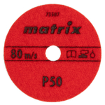 Алмазный гибкий шлифовальный круг ,100 мм, P50, мокрое шлифование, 5 шт. Matrix