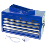 МАСТАК (511-06570B) Ящик инструментальный, 6 полок и отсек, синий