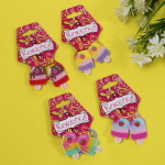 Резинки для волос 2 шт детские «Puppi- Мороженое», микс 4 цвета, d-3 см