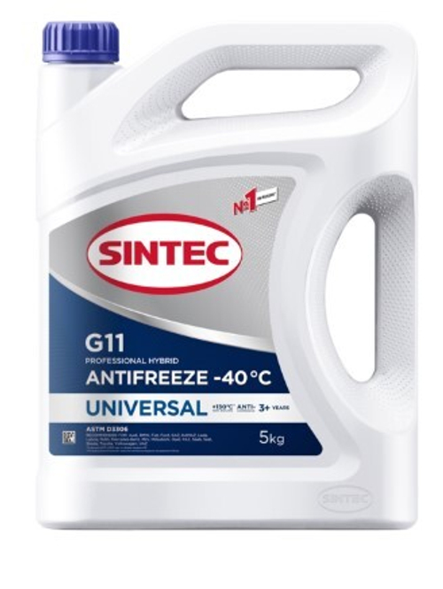 Антифриз Sintec Universal синий G11 (-40) 5 кг