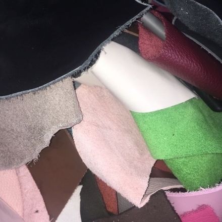 Кожа хром обрезки весовая, цветные