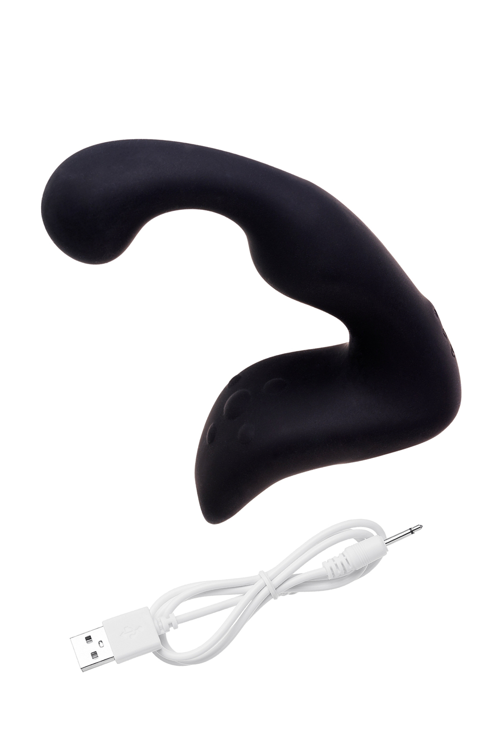 Вибростимулятор простаты Erotist силикон черный 14,1 см