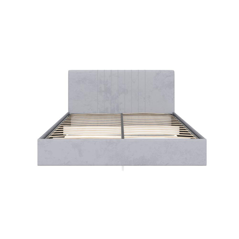 Кровать с латами Соло 160*200, Серый