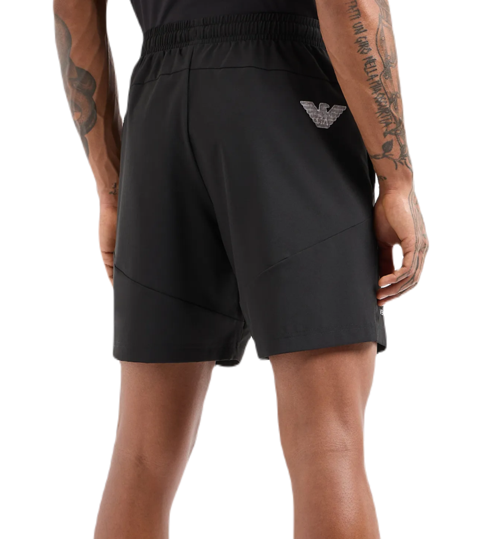 Мужские теннисные шорты EA7 Man Woven Shorts - черный
