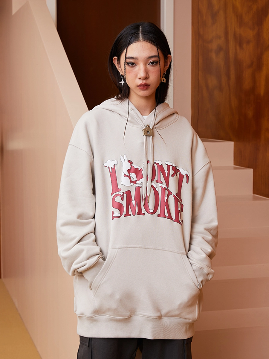 Худи DONSMOKE "Snowy Logo" Oversized Hoodie