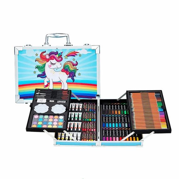 Набор для рисования &quot;Чемодан творчества&quot; голубой