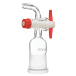 Муфта 29/32 с изогнутым отводом, 90°, с краном PTFE