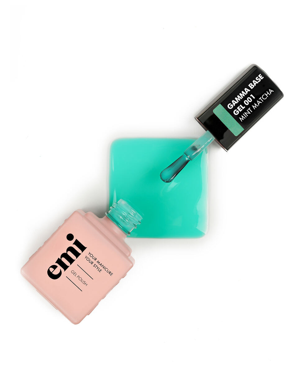 E.MiLac Gamma Base Gel №001 Mint matcha, 9 мл