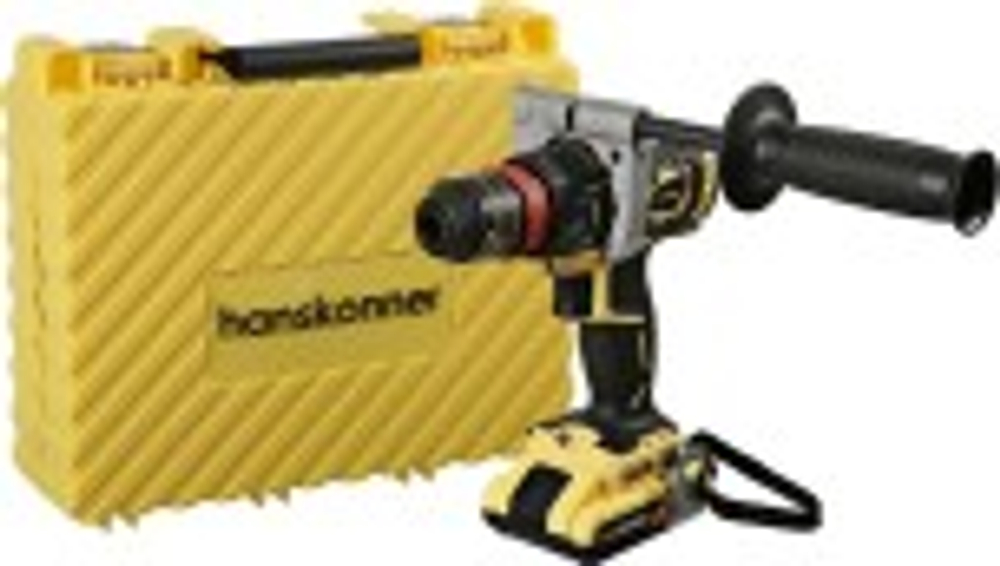 Дрель-шуруповерт аккумуляторная HANSKONNER HCD1865BLC HCD1865BLС