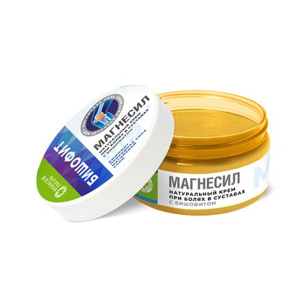 Бишофит Натуральный крем "Магнесил" при болях в суставах